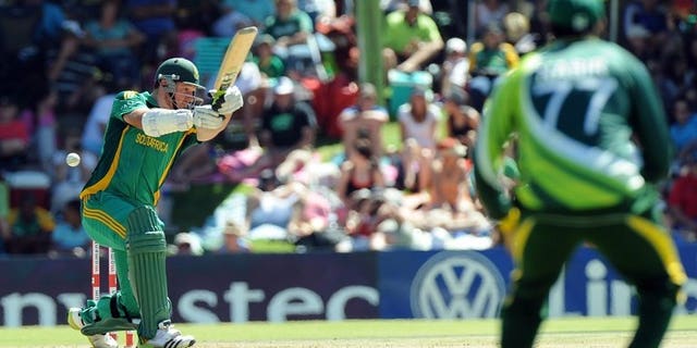 Graeme Smith plays a shot in a one day game against Pakistan in Bloemfontein on March 10. The South Africa captain was named Tuesday for a two-Test October series against Pakistan in the United Arab Emirates after recovering from foot surgery.