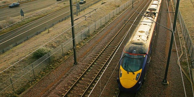 A Javelin high-speed train travels through the Kent countryside on December 12, 2008. The HS2 high-speed rail will inject ??15 billion annually to the economy and drive growth in regions outside London, a report will claim on Wednesday.