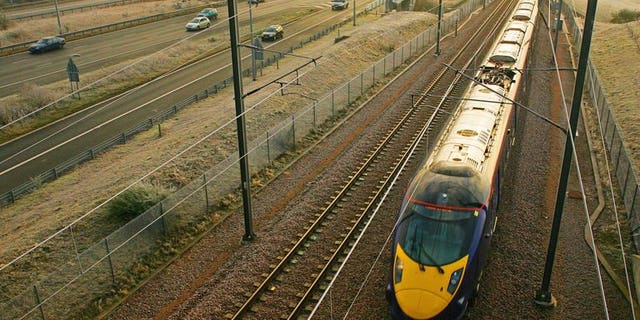 A Javelin high-speed train travels through the Kent countryside on December 12, 2008. The HS2 high-speed rail will inject ??15 billion annually to the economy and drive growth in regions outside London, a report will claim on Wednesday.