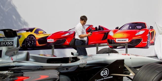 Mclaren Automotive's first Chinese dealership opens in Shanghai on Thursday. Britain's McLaren opened its first car dealership in mainland China, hoping to sell the country's wealthy elite its Formula One-inspired vehicles for up to $2.1 million apiece.