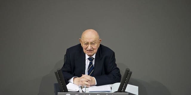 Marcel Reich-Ranicki, Germany's leading literary critic and Holocaust survivor, pictured on January 27, 2013, has died aged 93, the Frankfurter Allgemeine Zeitung newspaper, of which he was book editor for many years, said on Wednesday.