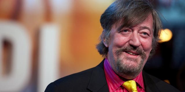 Stephen Fry seen in central London on December 3, 2012. One of the joys of having six million followers on Twitter is never having to talk to journalists, Fry said in a foul-mouthed rant against a hack who questioned whether he wrote his own Tweets.