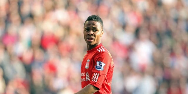Liverpool winger Raheem Sterling, pictured on March 24, 2012, was found not guilty of assault on Friday when the case collapsed after his former girlfriend gave "disappointing" evidence.