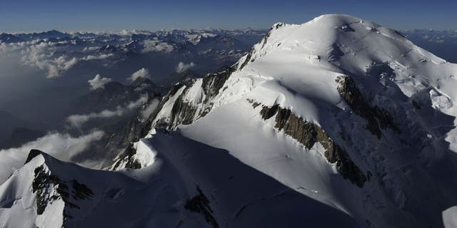 Mont-Blanc, in the French Alps, pictured on July 16, 2010.
