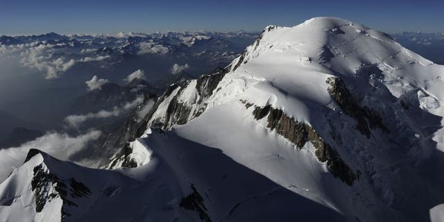 Mont-Blanc, in the French Alps, pictured on July 16, 2010.