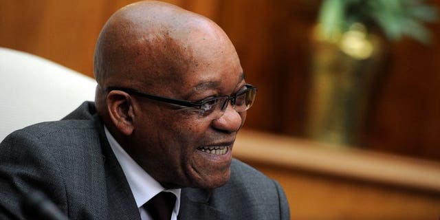 South Africa President Jacob Zuma gives a press conference on July 29, 2013 at the Unions Building in Pretoria. Zuma criticised the United Nations Security Council as 'outdated' and 'undemocratic' ahead of a world leaders' meeting in New York, according to a report Tuesday.
