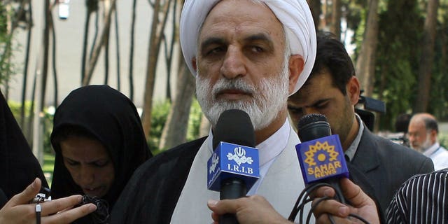 Iran's top prosecutor general Gholam Hossein Mohseni Ejei is pictured in Tehran on June 24, 2009.