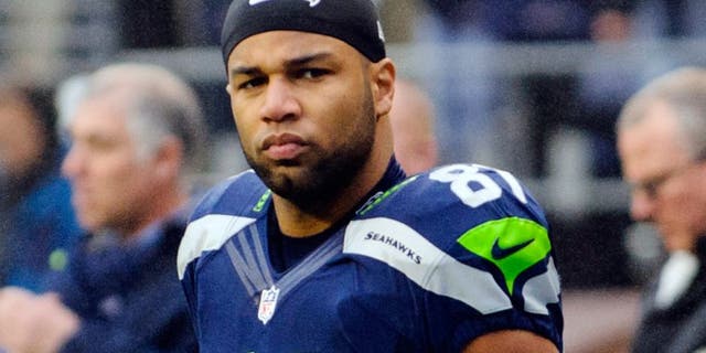 Dec 22, 2013; Seattle, WA, USA; Seattle Seahawks wide receiver Golden Tate (81) during the national anthem prior to the game against the Arizona Cardinals at CenturyLink Field. Arizona defeated Seattle 17-10. Mandatory Credit: Steven Bisig-USA TODAY Sports