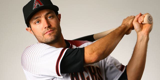 Feb 28, 2016; Scottsdale, AZ, USA; Arizona Diamondbacks outfielder A.J. Pollock poses for a portrait during photo day at Salt River Fields at Talking Stick. Mandatory Credit: Mark J. Rebilas-USA TODAY Sports
