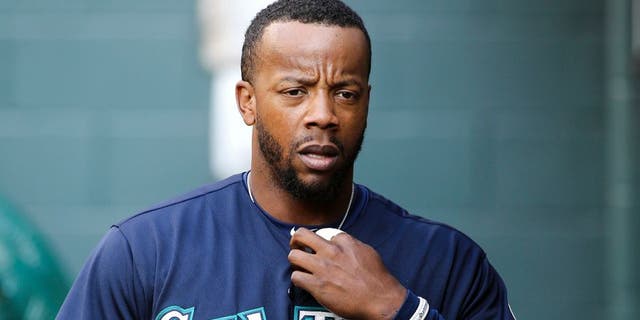 May 2, 2015; Houston, TX, USA; Seattle Mariners left fielder Rickie Weeks (25) before a game against the Houston Astros at Minute Maid Park. Mandatory Credit: Troy Taormina-USA TODAY Sports