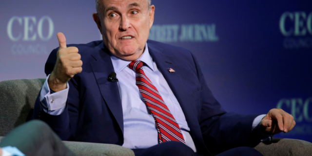 Rudy Giuliani was rushed into emergency surgery Sunday night after his right leg gave out, according to a report.