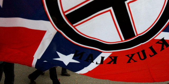 Fliers advertising a Ku Klux Klan rally under a seemingly different name were found in an upstate New York neighborhood.