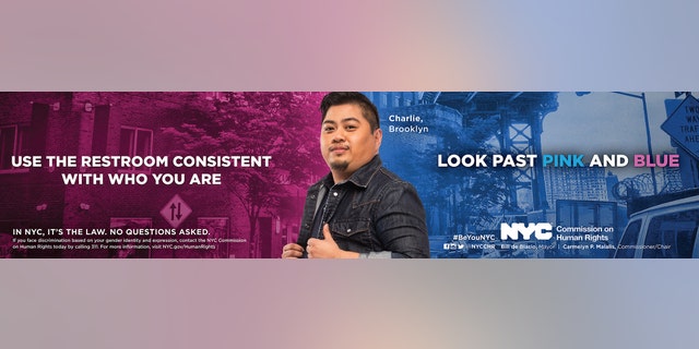 New York City said it is the first area in the nation to promote transgender bathroom rights.