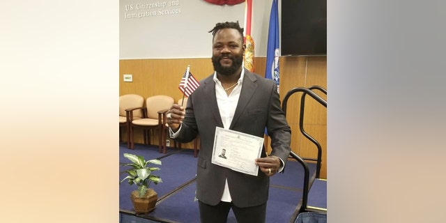 Minnesota Twins pitcher Fernando Rodney left Sunday's game against the Tampa Bay Rays to become a U.S. citizen.