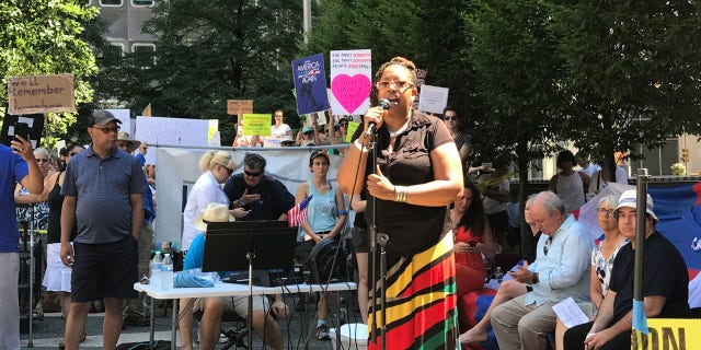 Brandi Fisher, community activist and president of the Alliance for Police Accountability.