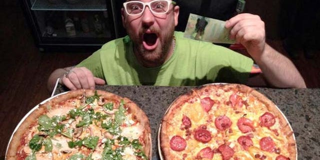 Mega ILL's pot-infused pizza.