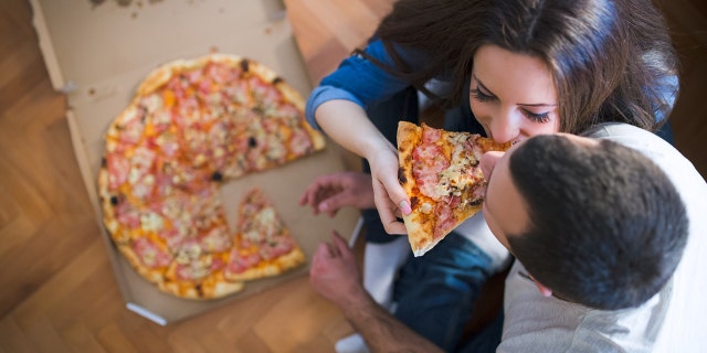 Three out of four Americans say they've put on a little "love weight" since coupling up.