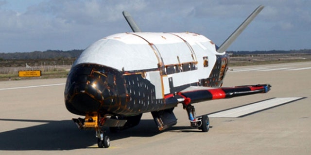 An undated image released by the U.S. Air Force showing the X-37B spacecraft.