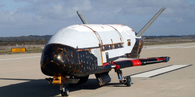 An undated image released by the U.S. Air Force showing the X-37B spacecraft.
