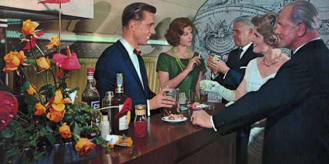These images show the glamorous side of air travel.