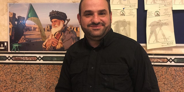 Mohand al-Eqqaby, leader of the PMF's media wing.