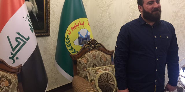 Rayan al-Kildani, leader of the PMF's Babylon Brigade.