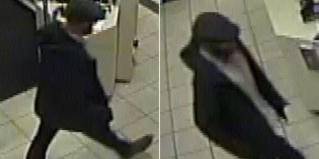 A "person of interest" as seen in a surveillance video after an incident at the Eagle Ridge Mall on Sunday.