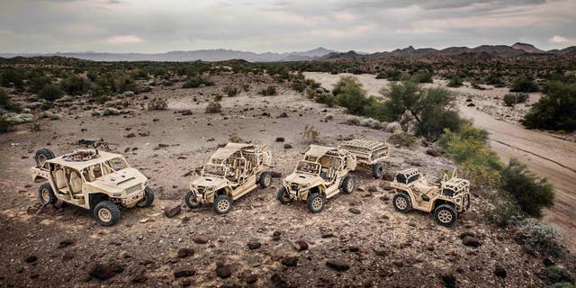The Polaris Defense Ultralight family of vehicles. (John Linn, Adventures Studios 2014)