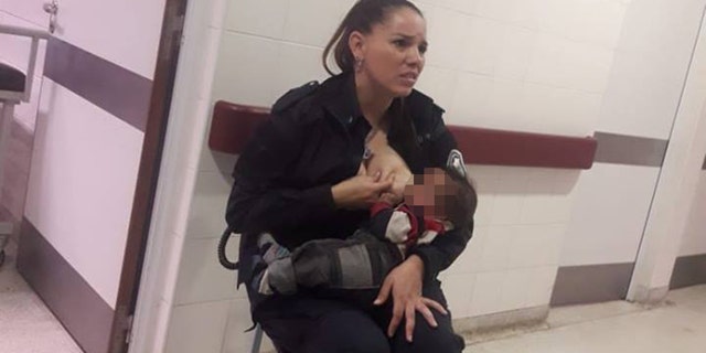 Celeste Ayala was captured breastfeeding a malnourished child.