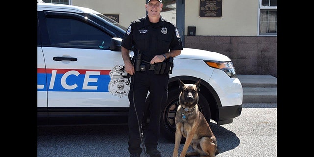 police dog columbus police dept