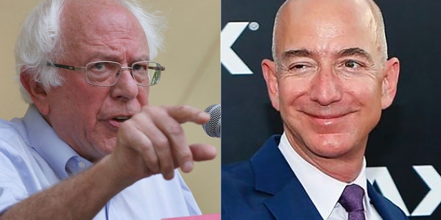 Bernie Sanders had words for Amazon CEO Jeff Bezos on Monday.