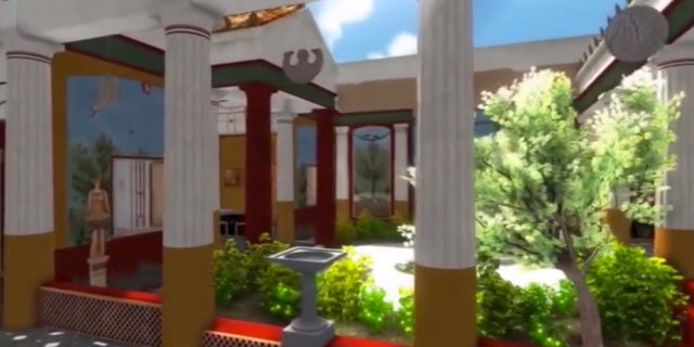 Researchers used 3D technology to digitally reconstruct a wealthy home in Pompeii, showing how it might have looked before Mount Vesuvius erupted in A.D. 79.