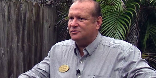 Dale Rhodes, one of the neighbors who helped rescue a toddler who had drowned in a Florida pool.