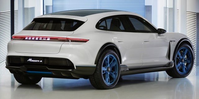 Porsche says it can get a charge good for 250 miles of driving in just 15 minutes.