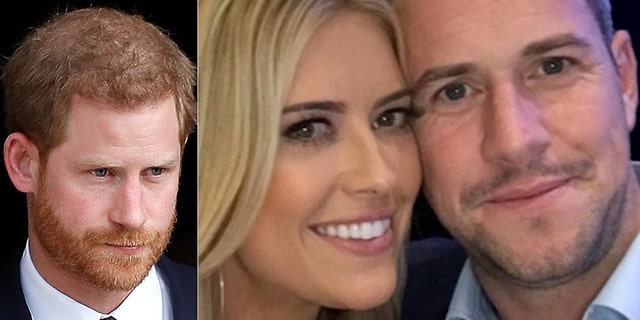 British TV host Ant Anstead (right) said he texted Prince Harry to get some much-needed advice on dating an American like "Flip or Flop" star Christina El Moussa.