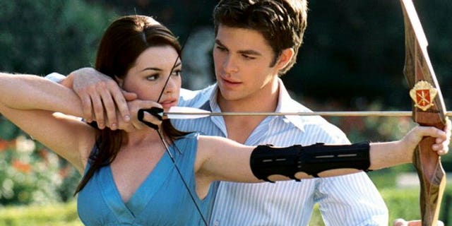 A scene from 'The Princess Diaries,' a G-rated film which a study says has 42 seconds of sexual content.