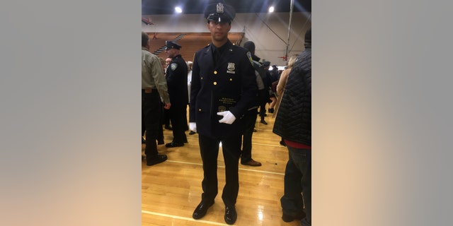 Anthony Varvaro hung up his Red Sox uniform for a career as a New York Port Authority police officer.