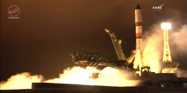 Progress 63 (63P) Spaceship Launch