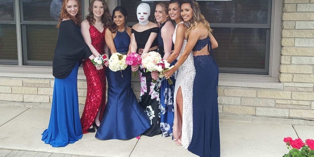 Korryn got to enjoy prom from home on Saturday, her mother said.