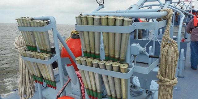 Rounds used for the 40mm gun. All the weapons on PT-305, however, are not operational.