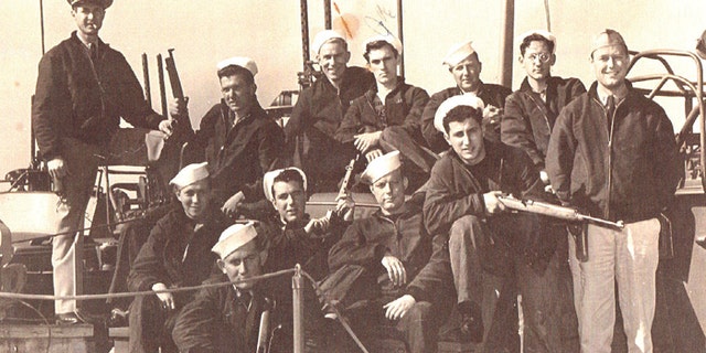 PT-305’s first crew included Torpedoman First Class James Nerison, top row, second from left.