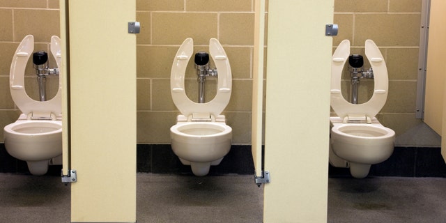 Public restroom in the center of city