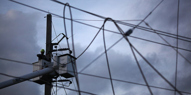 There are currently about 1,500 private utility workers on the island from 56 private utility companies all across the country, according to the Edison Electric Institute, which is coordinating the effort. The workers have been traveling to Puerto Rico to work 30-day stretches and 16-hour days.
