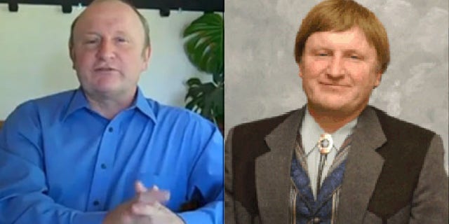 Shown here is Missouri state Sen. Chuck Purgason with and without his hairpiece. (YouTube/Missouri Senate)