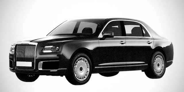 The standard version of the new Russian car was revealed in images from a patent application.