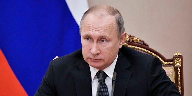 Russian President Vladimir Putin is seen in an undated photo. A spokesperson for the U.K.'s Foreign, Commonwealth &amp; Development Office said Saturday that the agency had information indicating the Russian government was looking to install a pro-Russian leader in Ukraine.