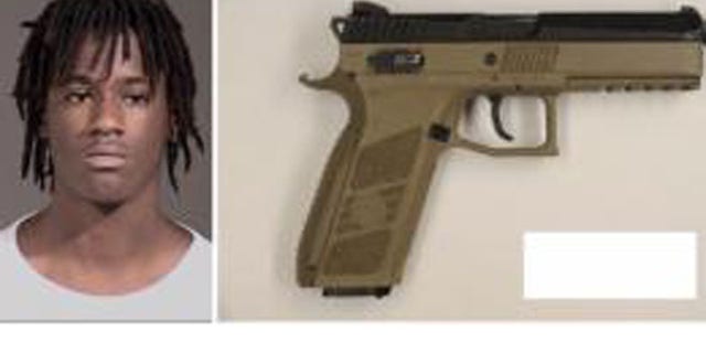 Portland police said Quanice Hayes, 17, was armed with this fake gun when he was shot by an officer Thursday.