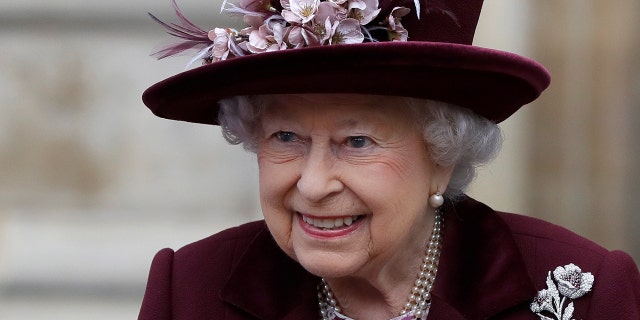 Britain's Queen Elizabeth leaves after attending the Commonwealth Service at Westminster Abbey in London, Britain March 12, 2018.