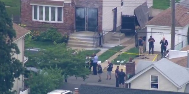 The package exploded while landlord George Wray was holding it on July 28. (FOX5NY)