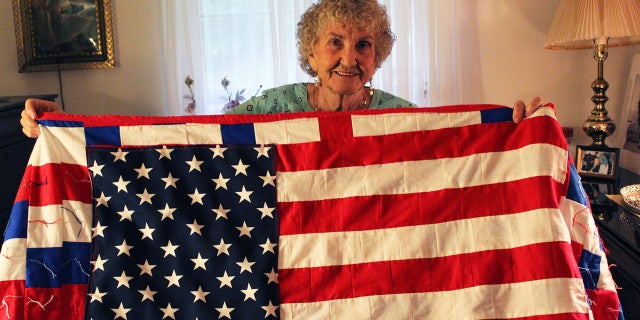Betty Alexander, 85, finished the quilt this summer